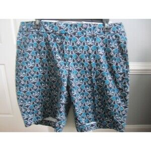 CUTE CUTE CUTE CROWN & IVY  COTTON SHORTS ALL OVER ELEPHANT DESIGN SIZE 12P